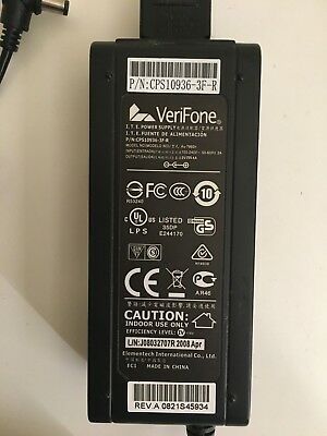 New VERIFONE AU-7992n CPS10936-3F-R 9V 4A POWER SUPPLY CHARGER